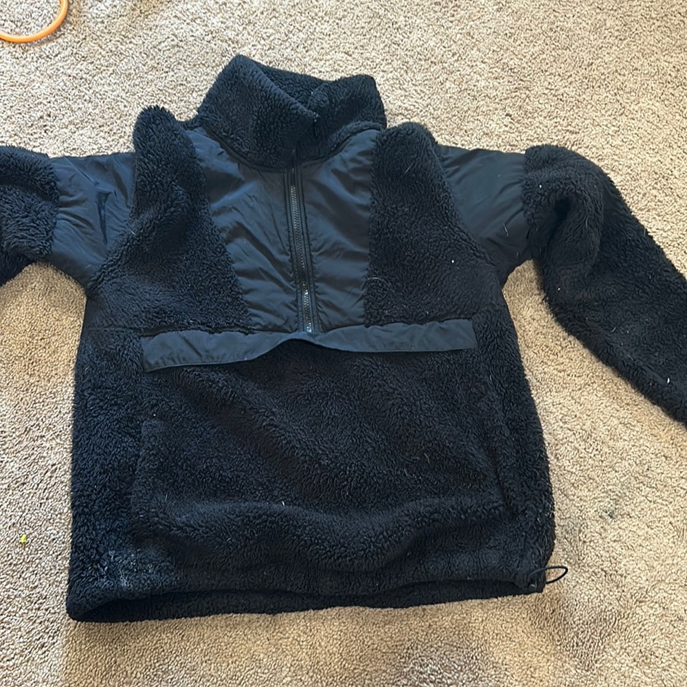 Black womens puffer jacket